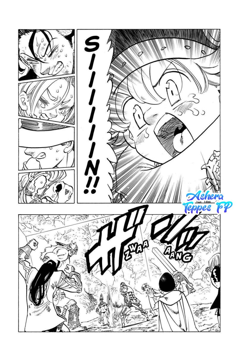 Halaman 10 dari Mokushiroku no Yonkishi Chapter 48