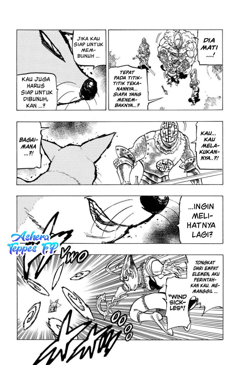 Halaman 13 dari Mokushiroku no Yonkishi Chapter 48