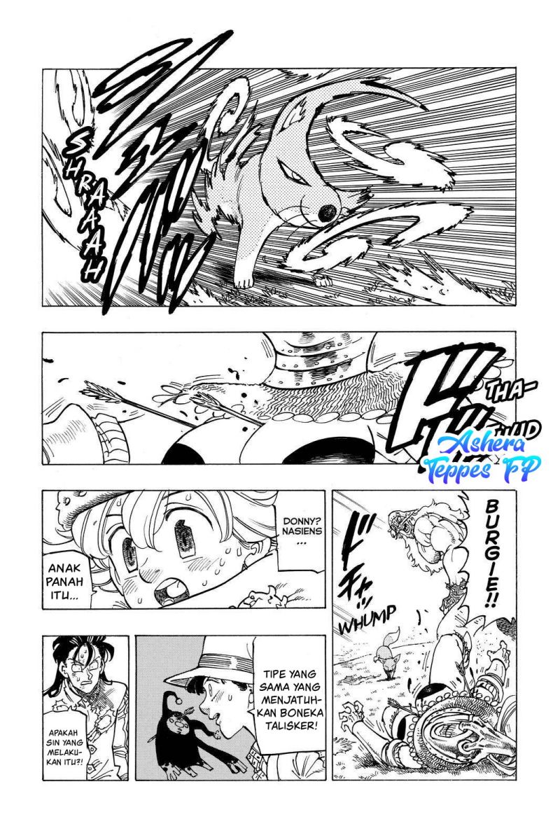 Halaman 14 dari Mokushiroku no Yonkishi Chapter 48