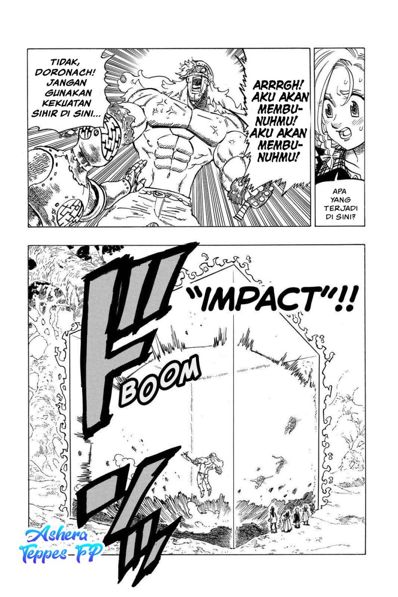 Halaman 15 dari Mokushiroku no Yonkishi Chapter 48