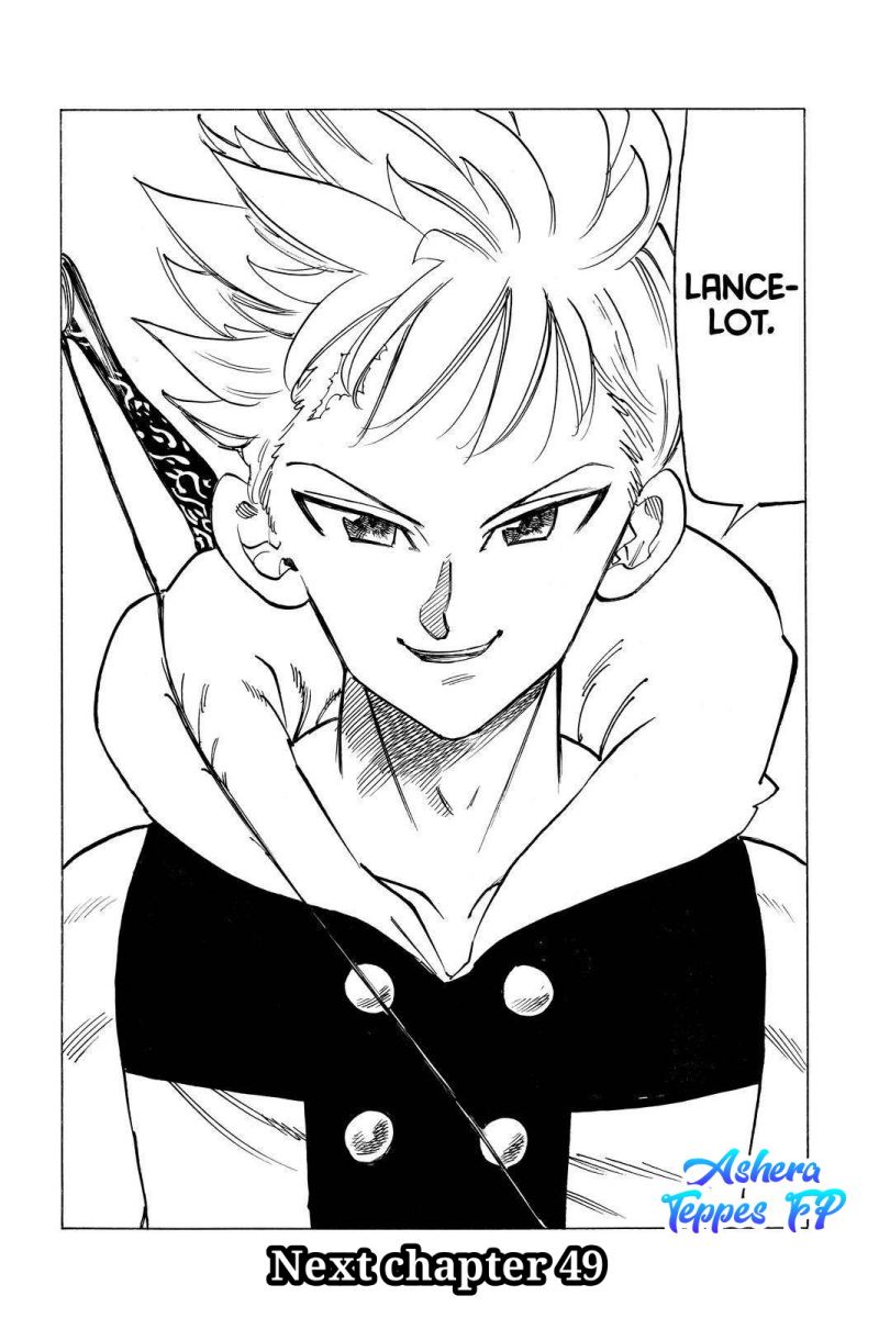 Halaman 21 dari Mokushiroku no Yonkishi Chapter 48