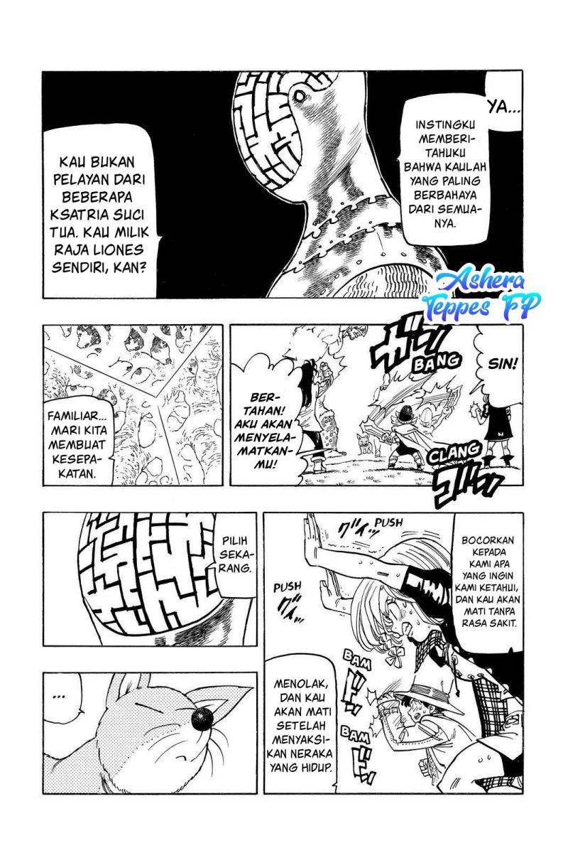 Halaman 7 dari Mokushiroku no Yonkishi Chapter 48