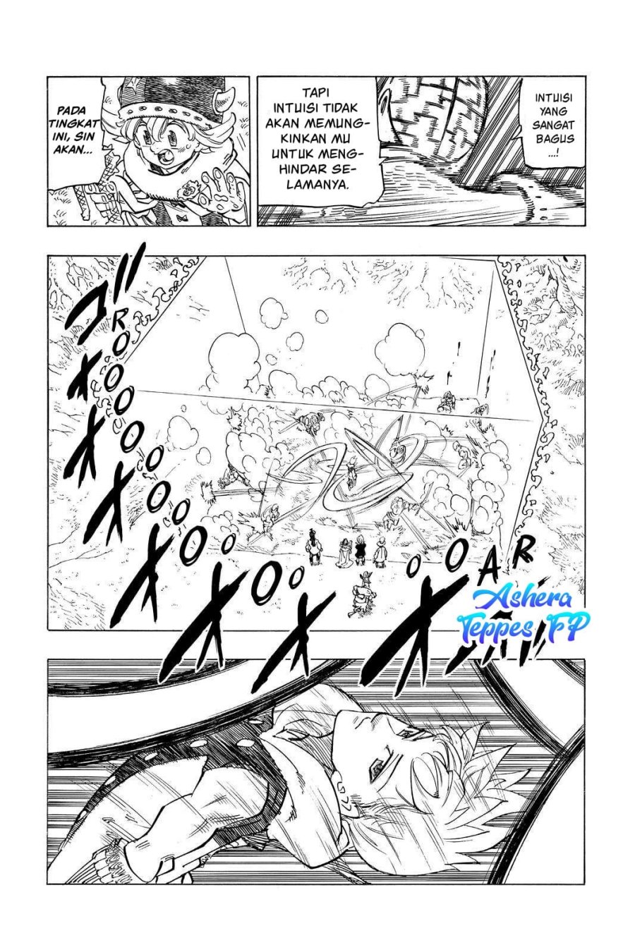 Halaman 11 dari Mokushiroku no Yonkishi Chapter 49
