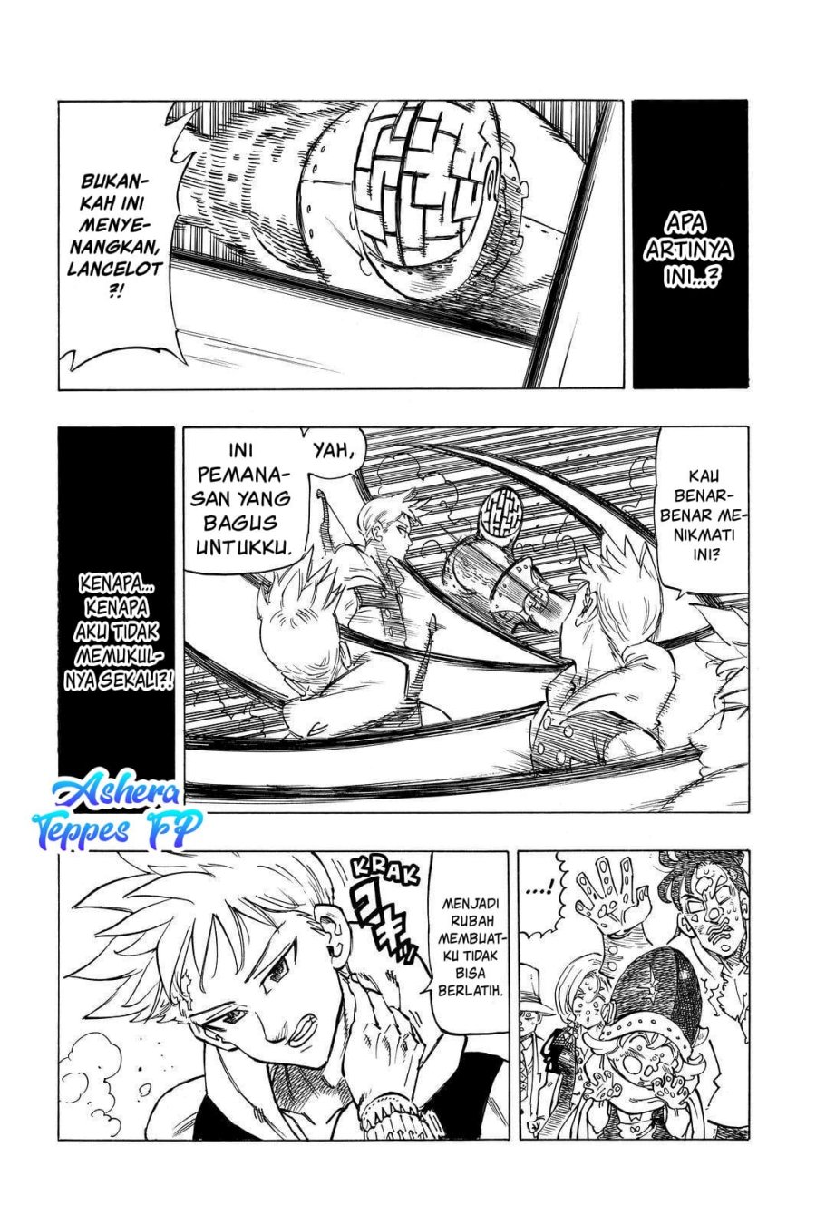 Halaman 12 dari Mokushiroku no Yonkishi Chapter 49
