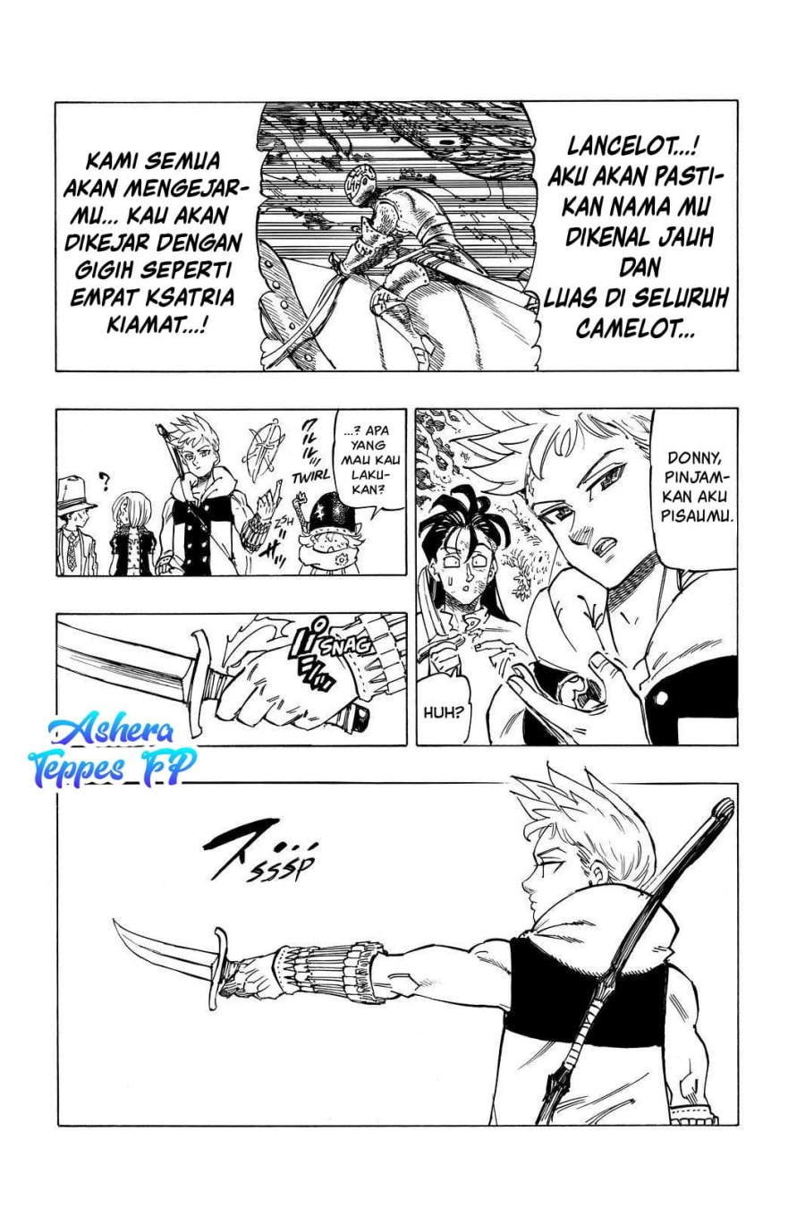 Halaman 20 dari Mokushiroku no Yonkishi Chapter 49