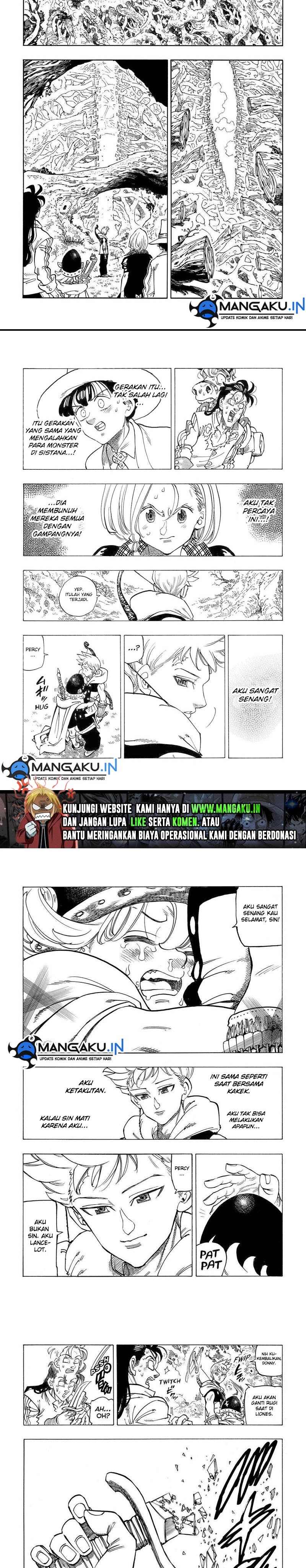 Halaman 2 dari Mokushiroku no Yonkishi Chapter 50