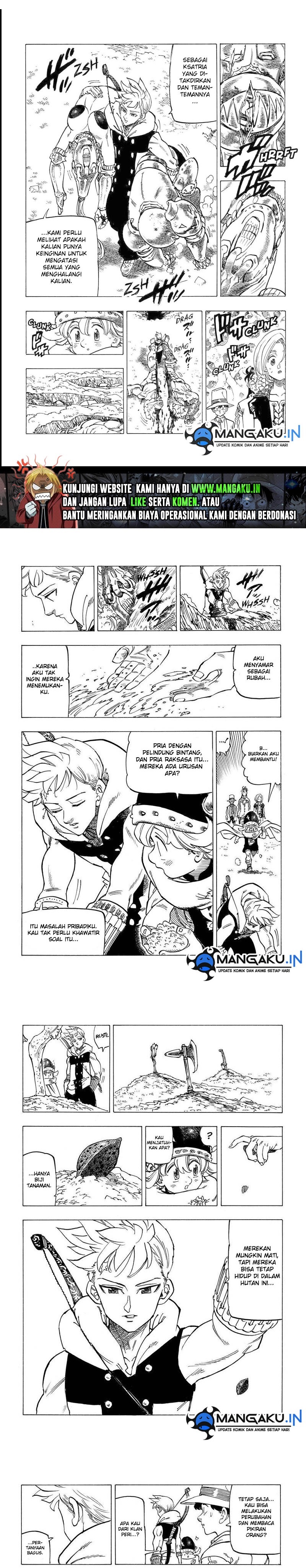 Halaman 4 dari Mokushiroku no Yonkishi Chapter 50