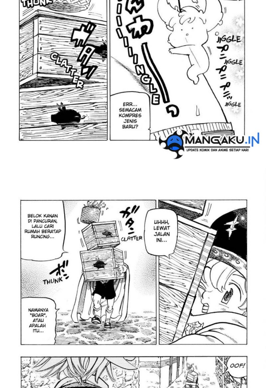 Halaman 10 dari Mokushiroku no Yonkishi Chapter 51
