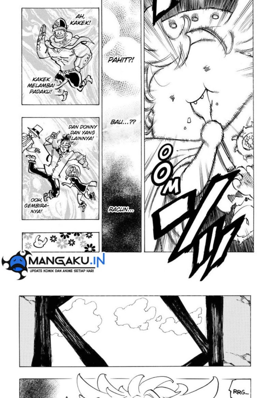 Halaman 17 dari Mokushiroku no Yonkishi Chapter 51