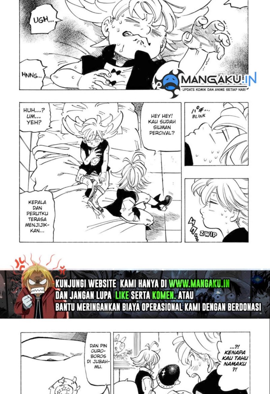 Halaman 18 dari Mokushiroku no Yonkishi Chapter 51