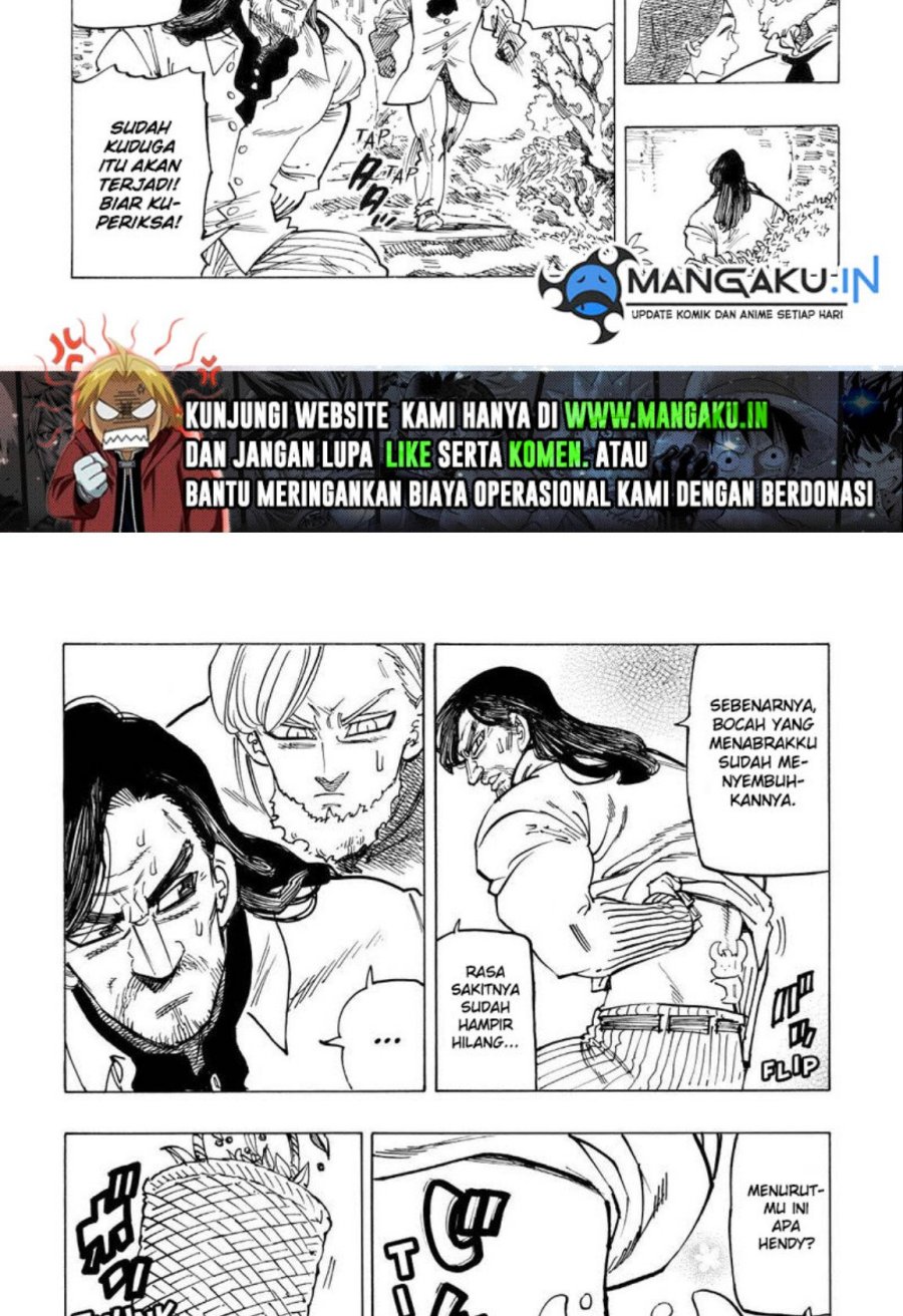 Halaman 9 dari Mokushiroku no Yonkishi Chapter 51