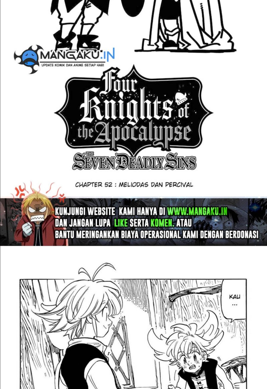 Halaman 2 dari Mokushiroku no Yonkishi Chapter 52