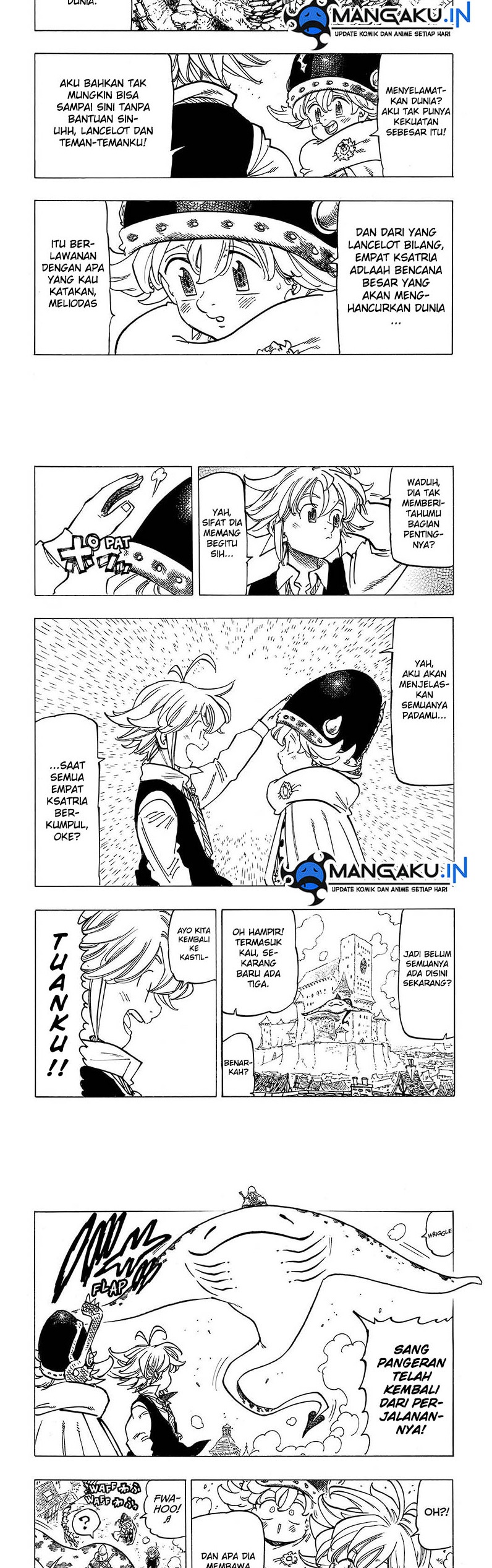 Halaman 2 dari Mokushiroku no Yonkishi Chapter 53