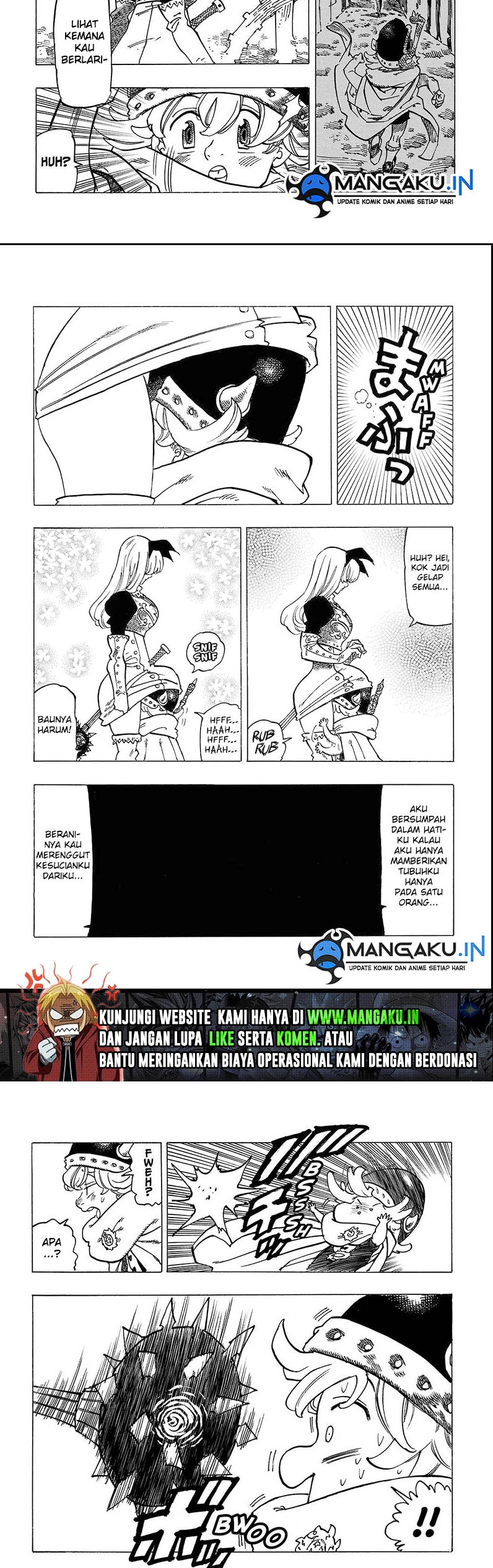 Halaman 4 dari Mokushiroku no Yonkishi Chapter 53
