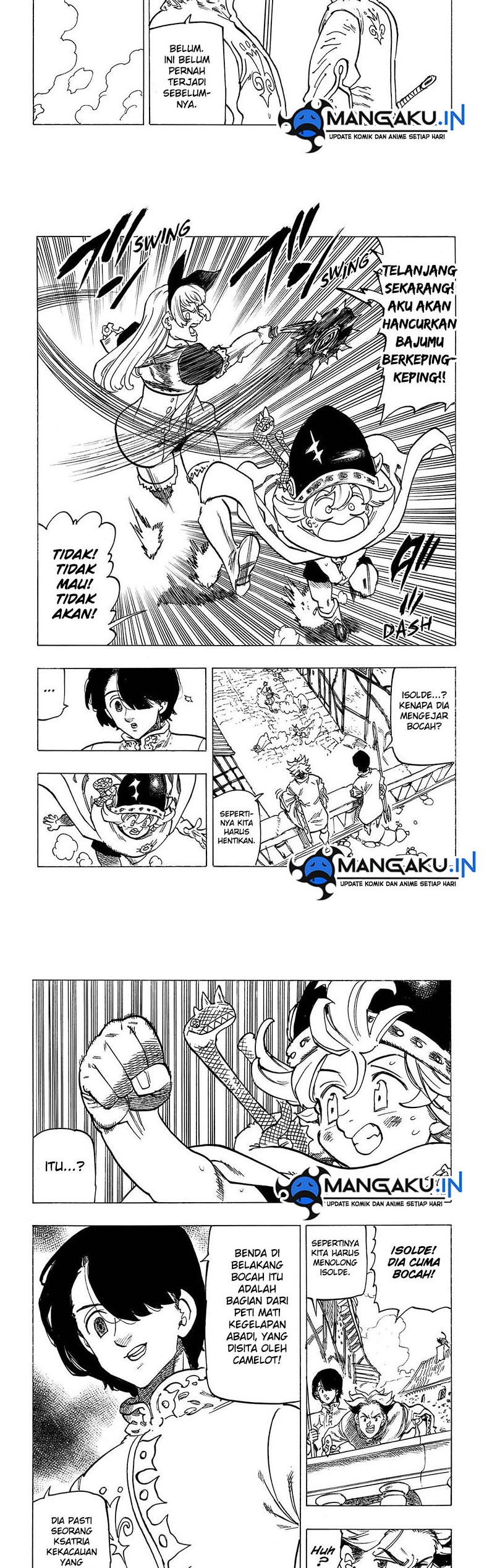 Halaman 6 dari Mokushiroku no Yonkishi Chapter 53