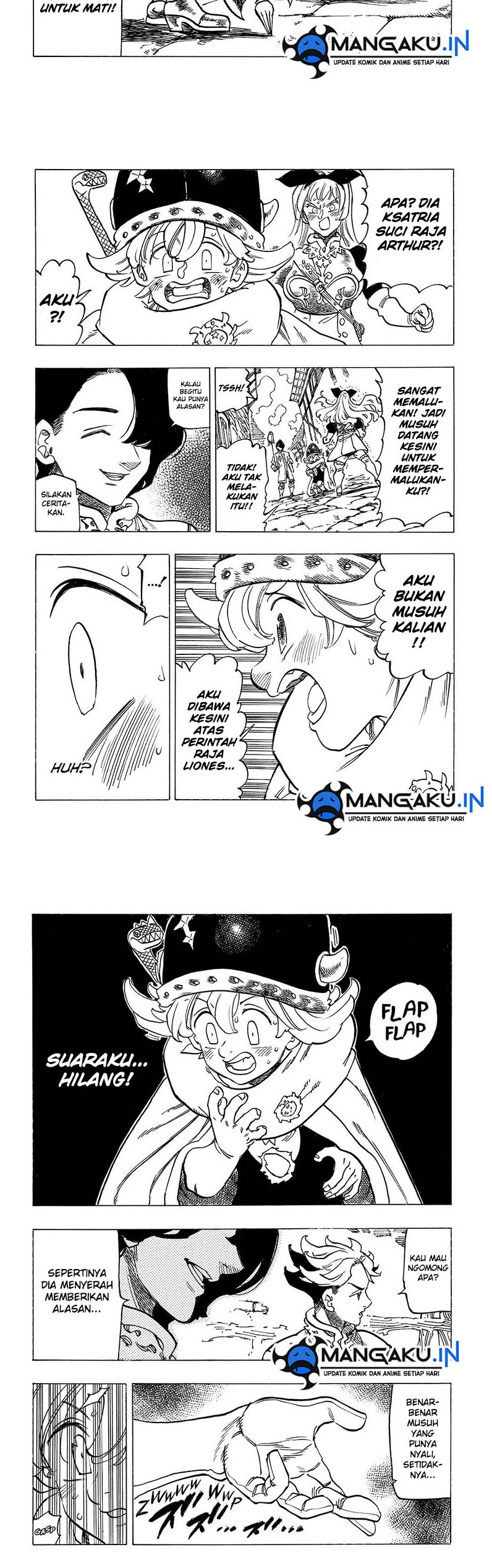 Halaman 8 dari Mokushiroku no Yonkishi Chapter 53