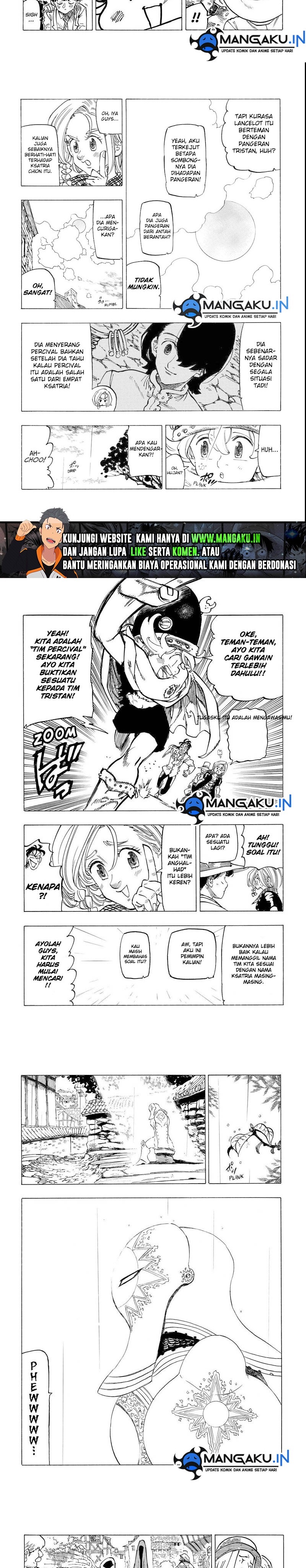 Halaman 5 dari Mokushiroku no Yonkishi Chapter 57