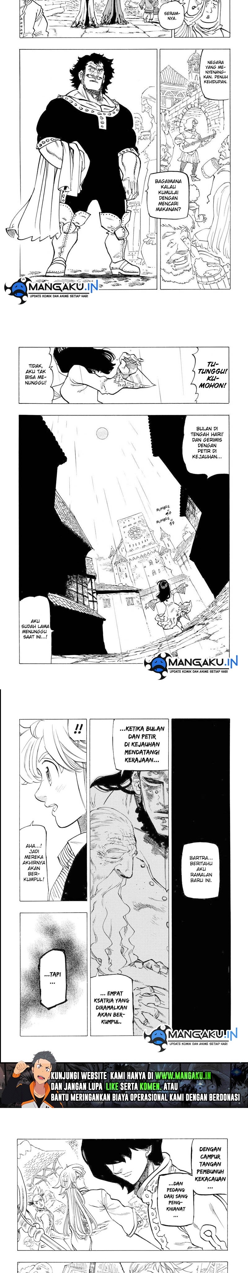 Halaman 6 dari Mokushiroku no Yonkishi Chapter 57