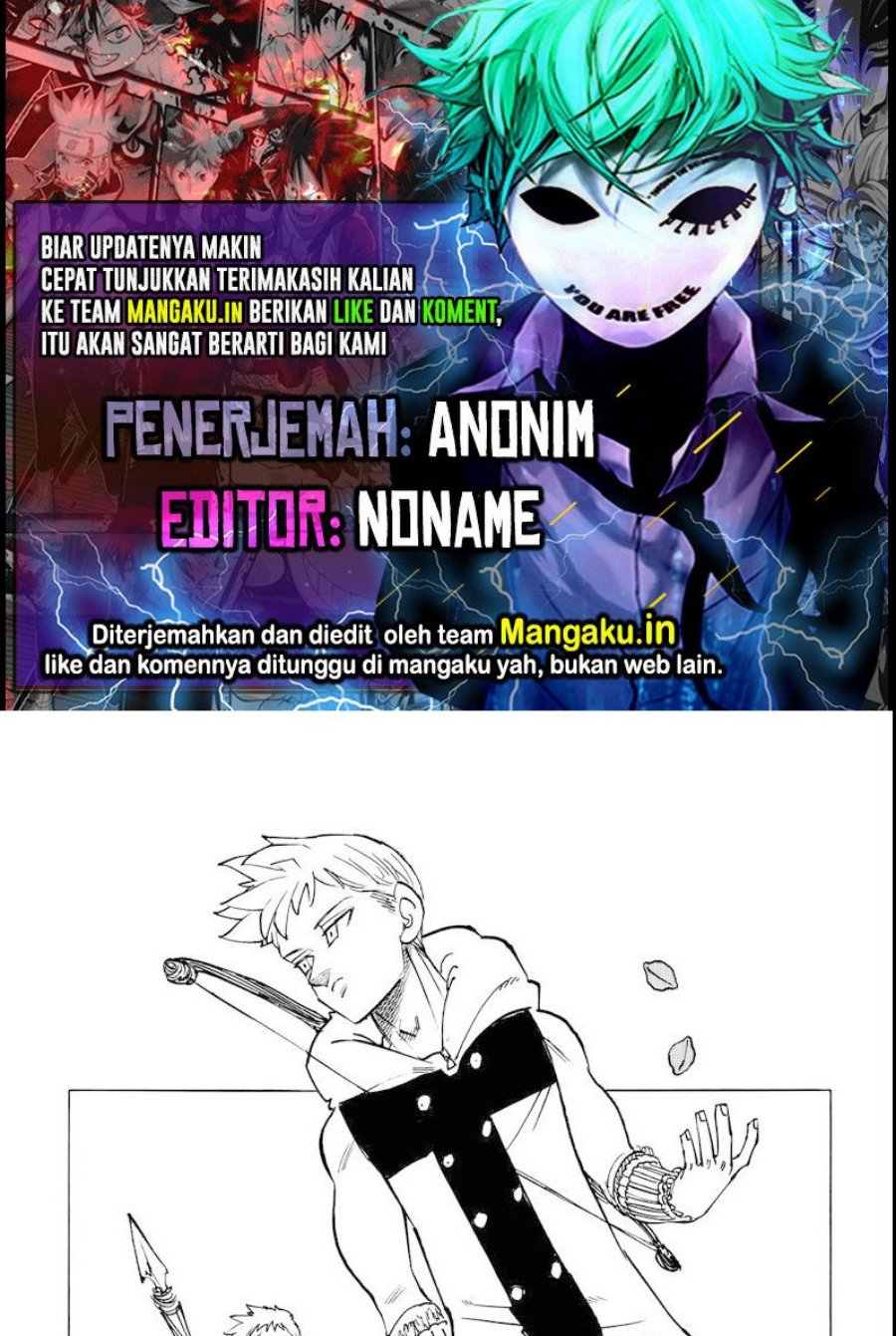 Halaman 1 dari Mokushiroku no Yonkishi Chapter 59