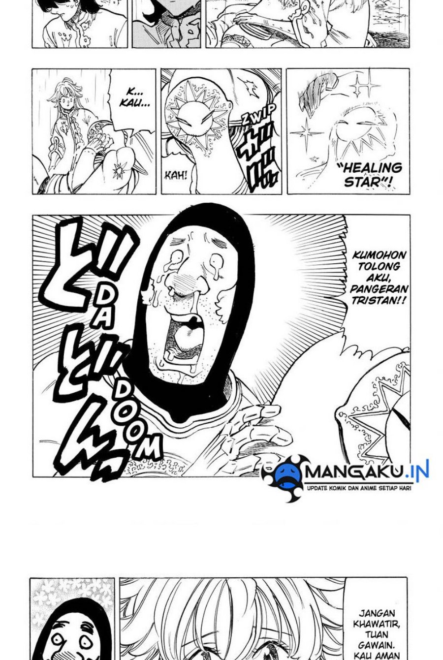 Halaman 14 dari Mokushiroku no Yonkishi Chapter 59