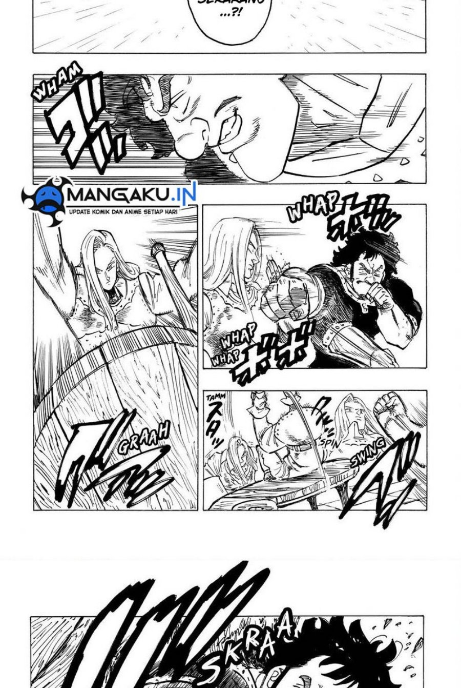 Halaman 16 dari Mokushiroku no Yonkishi Chapter 59