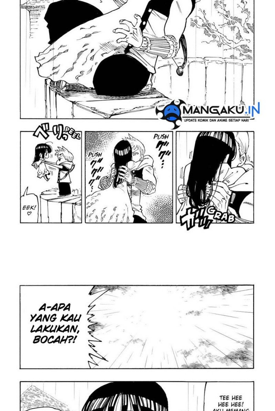 Halaman 3 dari Mokushiroku no Yonkishi Chapter 59