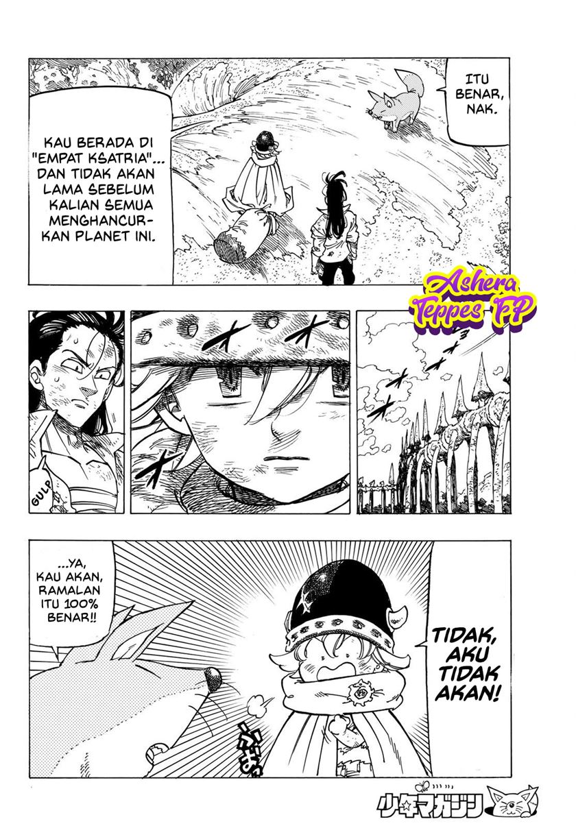 Halaman 15 dari Mokushiroku no Yonkishi Chapter 6