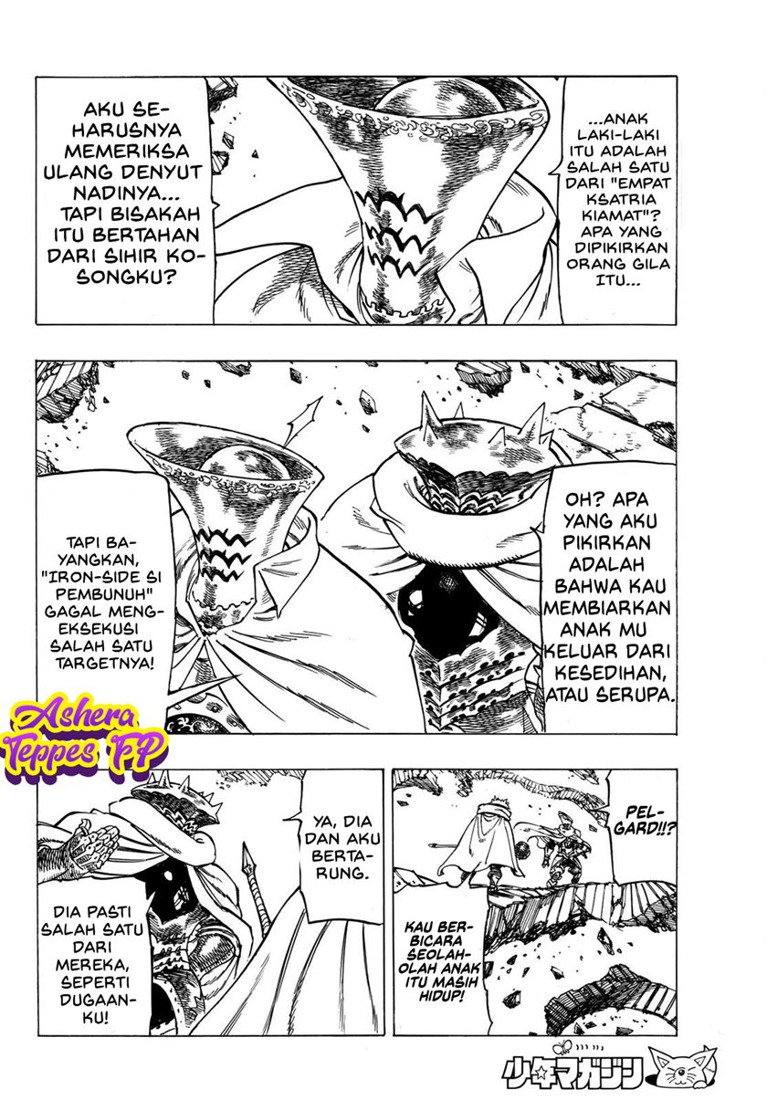 Halaman 9 dari Mokushiroku no Yonkishi Chapter 6