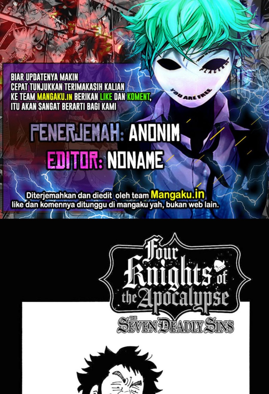 Halaman 1 dari Mokushiroku no Yonkishi Chapter 60