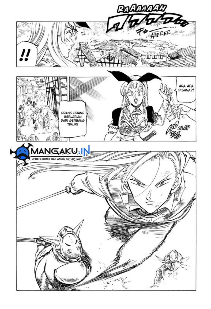 Halaman 11 dari Mokushiroku no Yonkishi Chapter 60