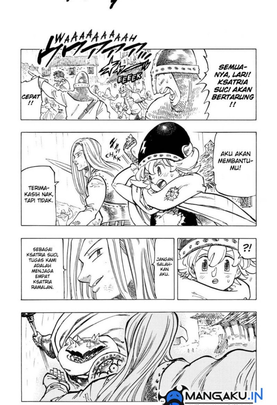 Halaman 13 dari Mokushiroku no Yonkishi Chapter 60
