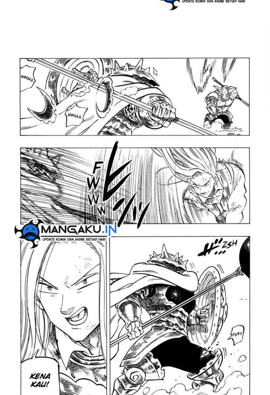 Halaman 14 dari Mokushiroku no Yonkishi Chapter 60