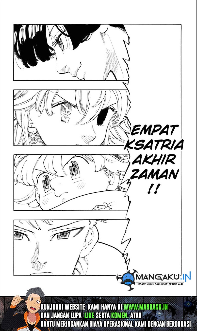 Halaman 11 dari Mokushiroku no Yonkishi Chapter 61