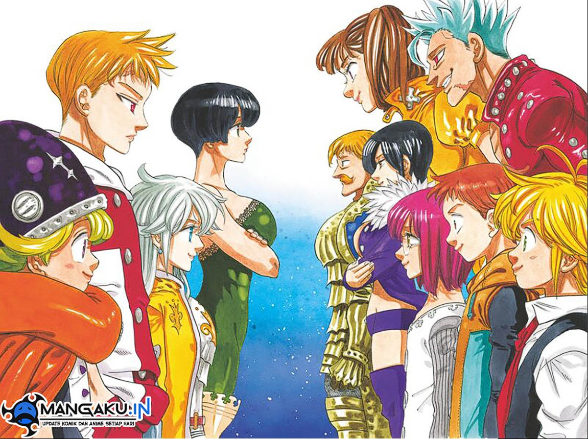 Halaman 2 dari Mokushiroku no Yonkishi Chapter 61