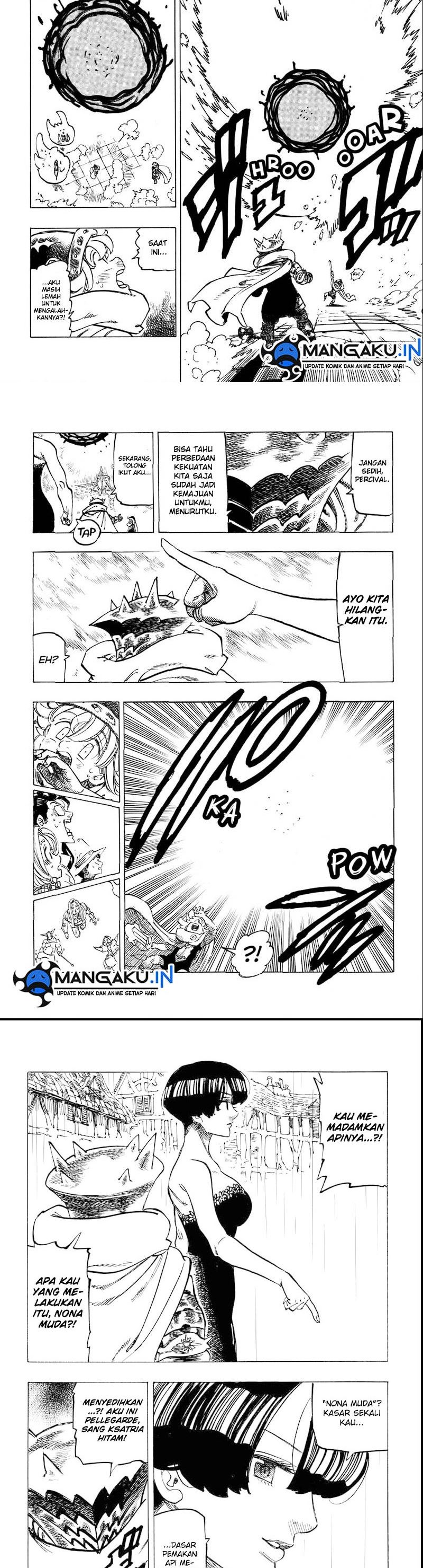 Halaman 6 dari Mokushiroku no Yonkishi Chapter 61