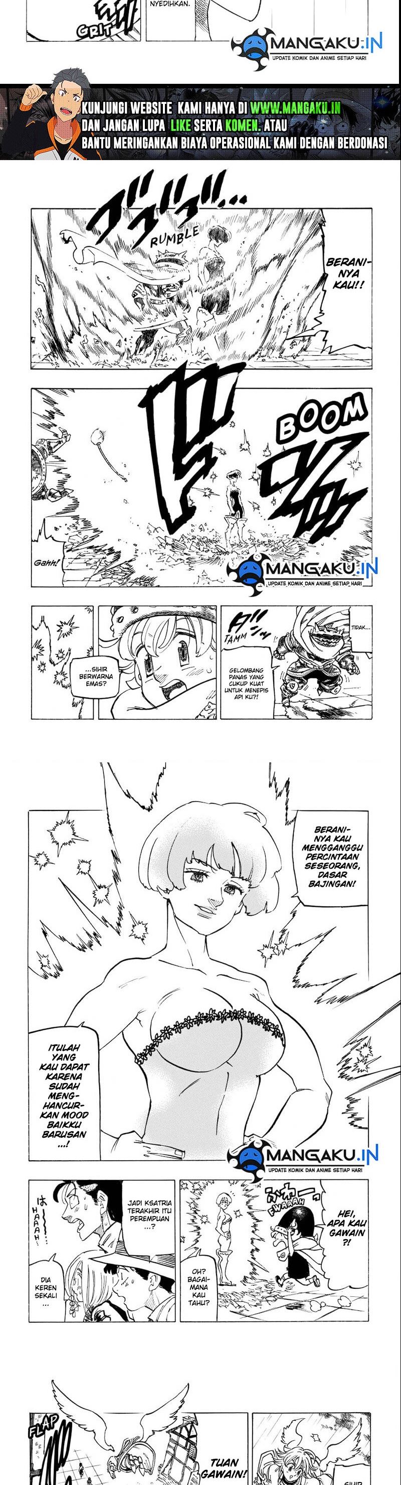 Halaman 7 dari Mokushiroku no Yonkishi Chapter 61