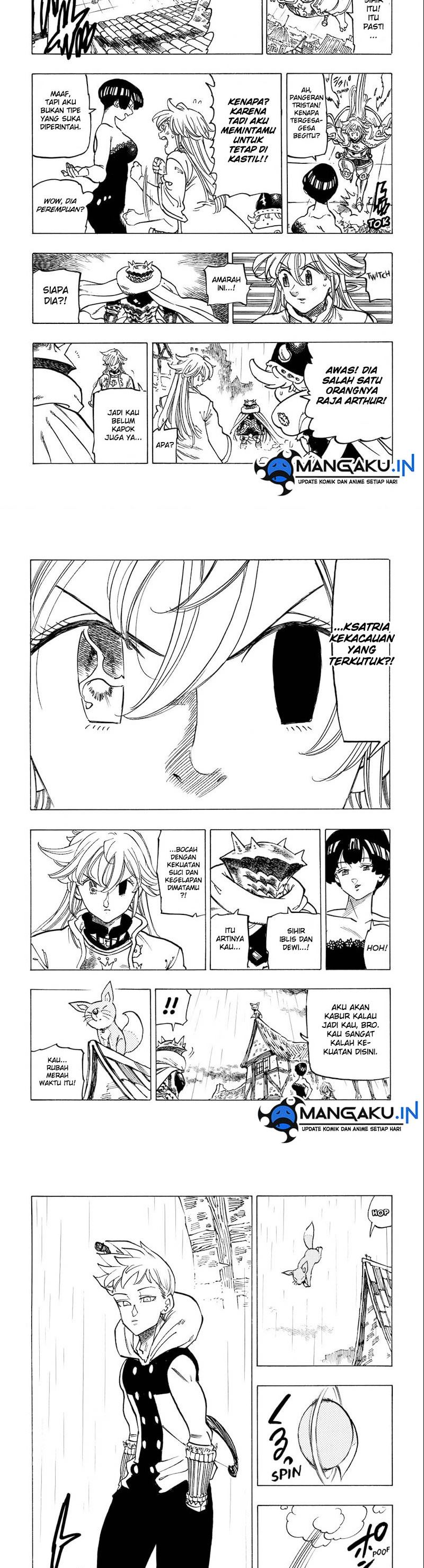 Halaman 8 dari Mokushiroku no Yonkishi Chapter 61