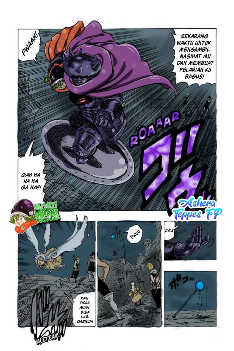 Halaman 10 dari Mokushiroku no Yonkishi Chapter 62