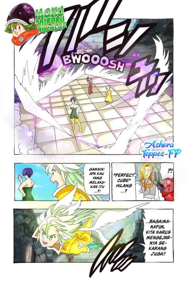 Halaman 14 dari Mokushiroku no Yonkishi Chapter 62
