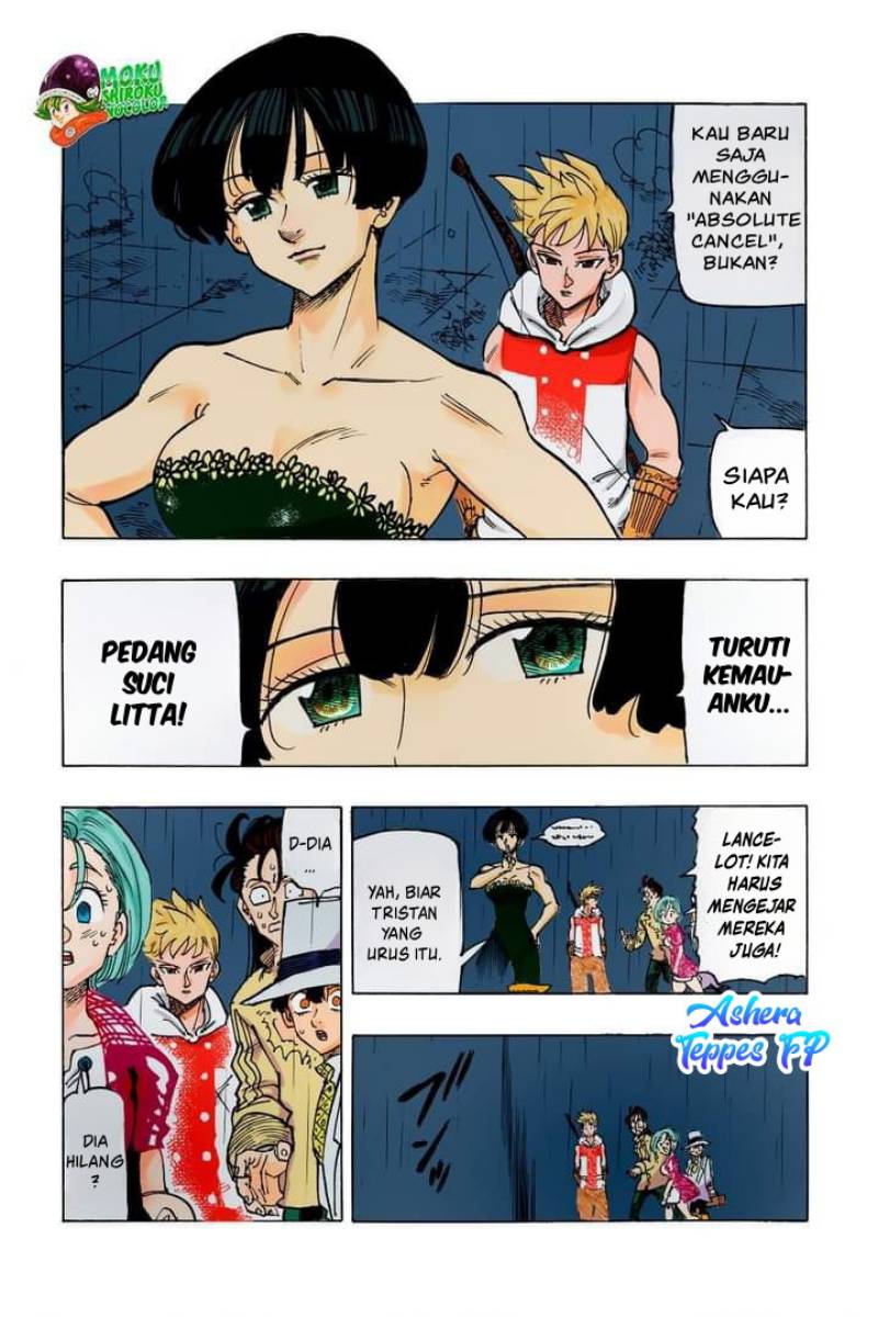Halaman 15 dari Mokushiroku no Yonkishi Chapter 62