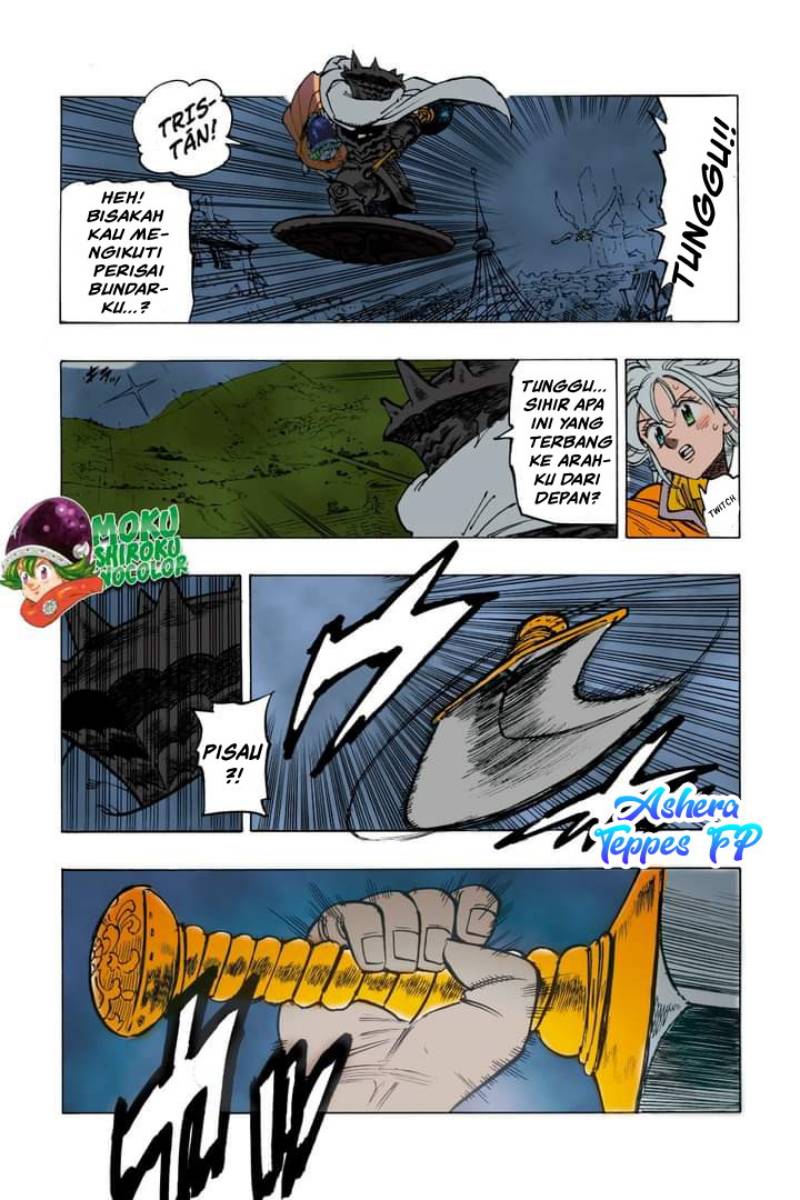 Halaman 16 dari Mokushiroku no Yonkishi Chapter 62