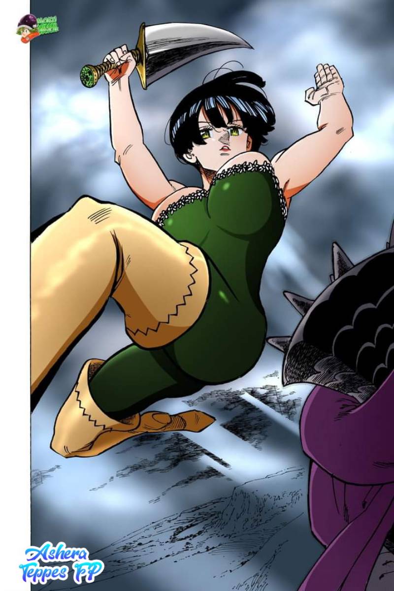 Halaman 17 dari Mokushiroku no Yonkishi Chapter 62