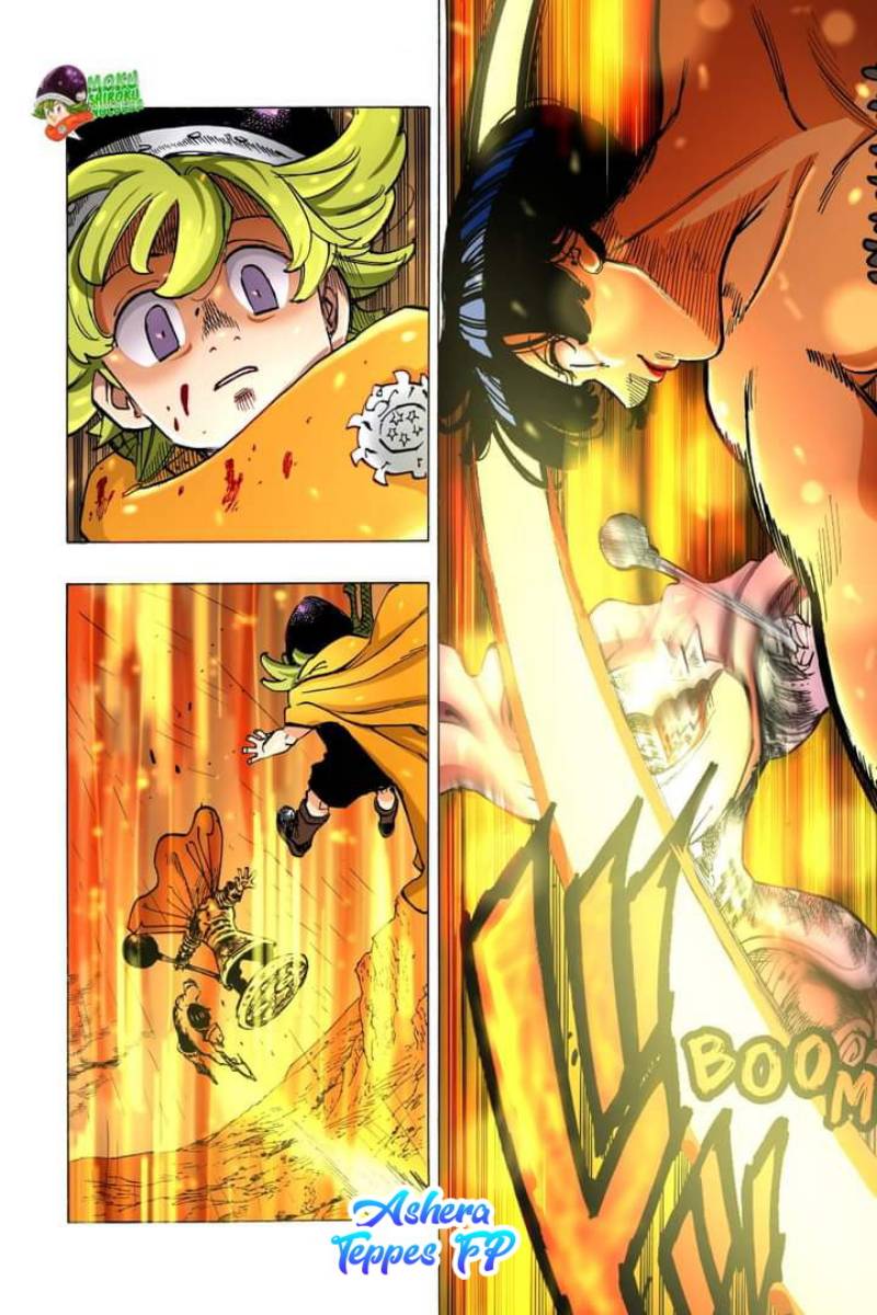 Halaman 19 dari Mokushiroku no Yonkishi Chapter 62
