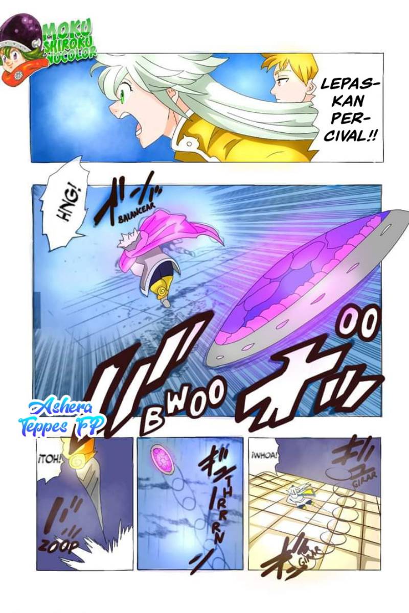 Halaman 9 dari Mokushiroku no Yonkishi Chapter 62