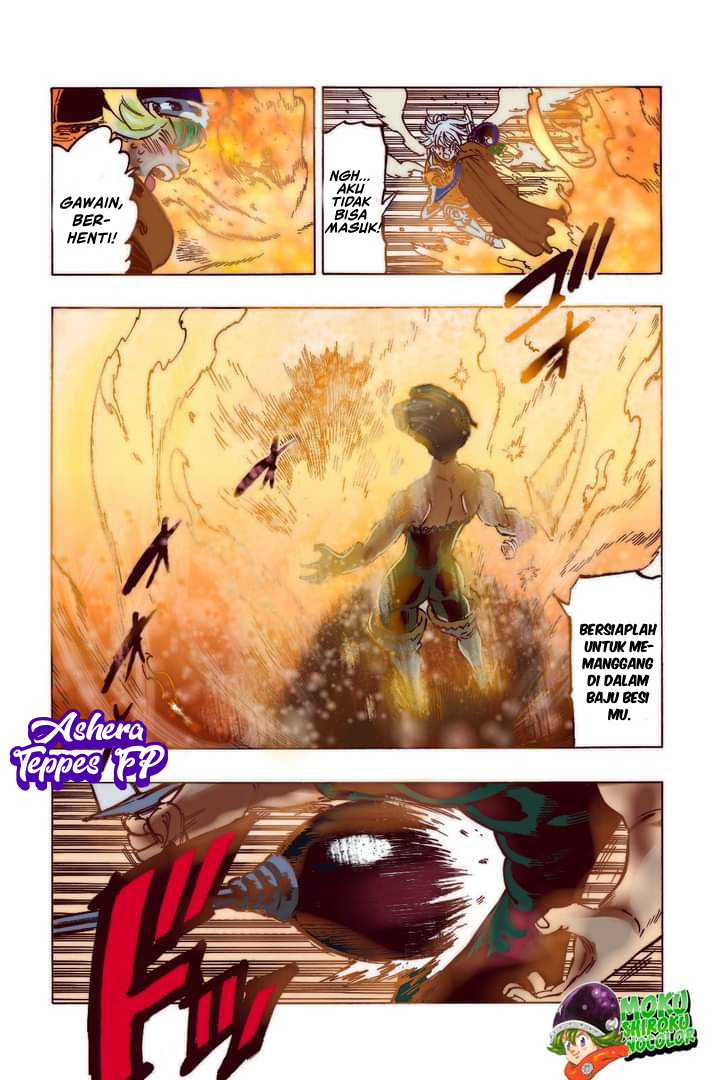 Halaman 13 dari Mokushiroku no Yonkishi Chapter 63