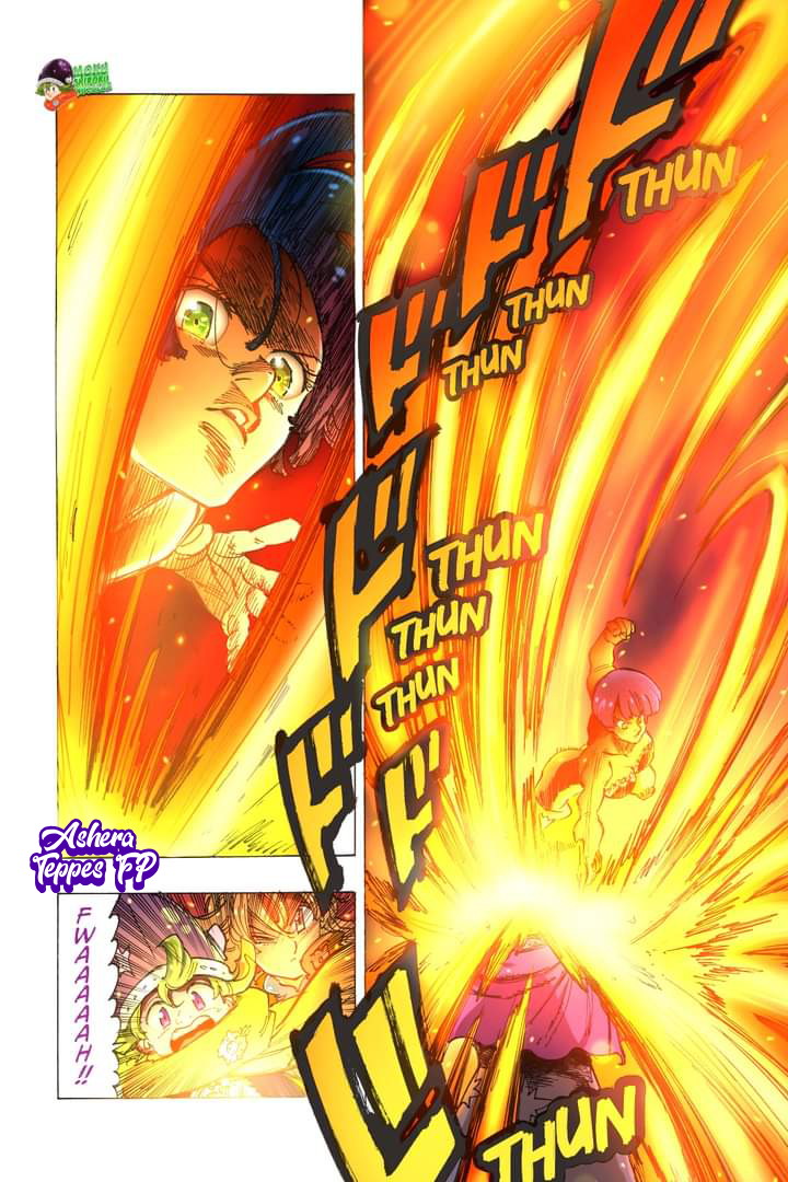 Halaman 15 dari Mokushiroku no Yonkishi Chapter 63