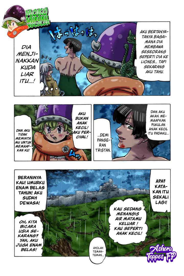Halaman 10 dari Mokushiroku no Yonkishi Chapter 64