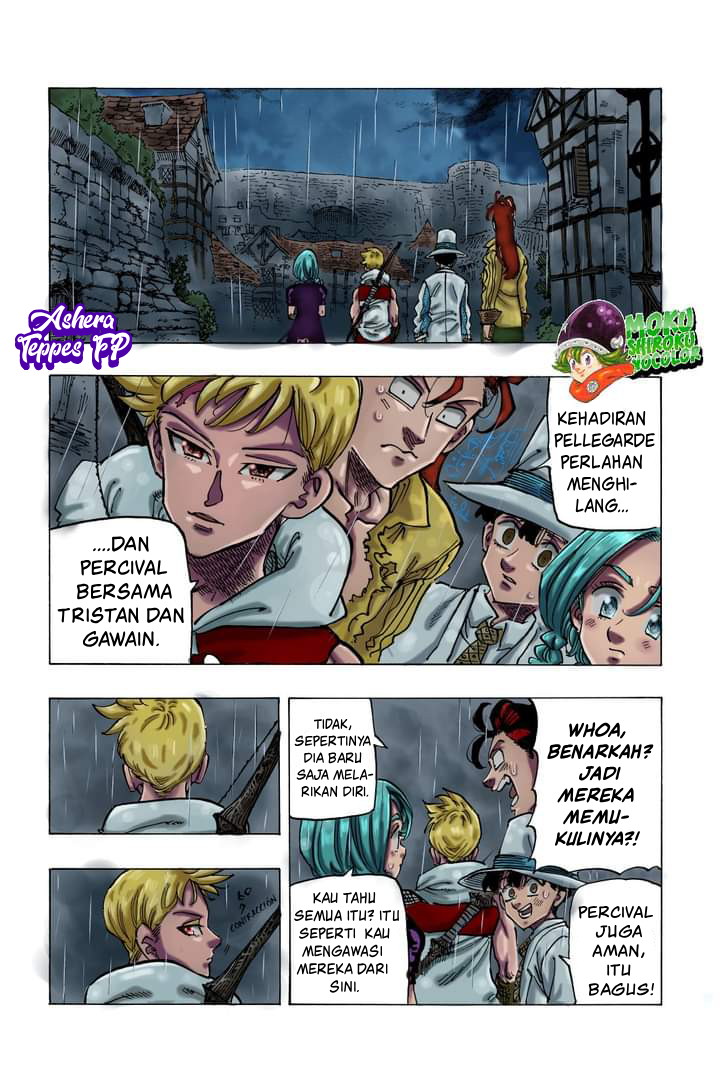 Halaman 11 dari Mokushiroku no Yonkishi Chapter 64
