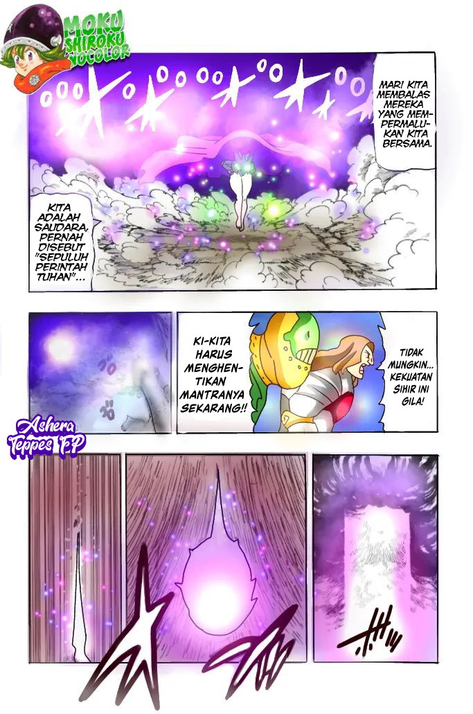 Halaman 16 dari Mokushiroku no Yonkishi Chapter 64