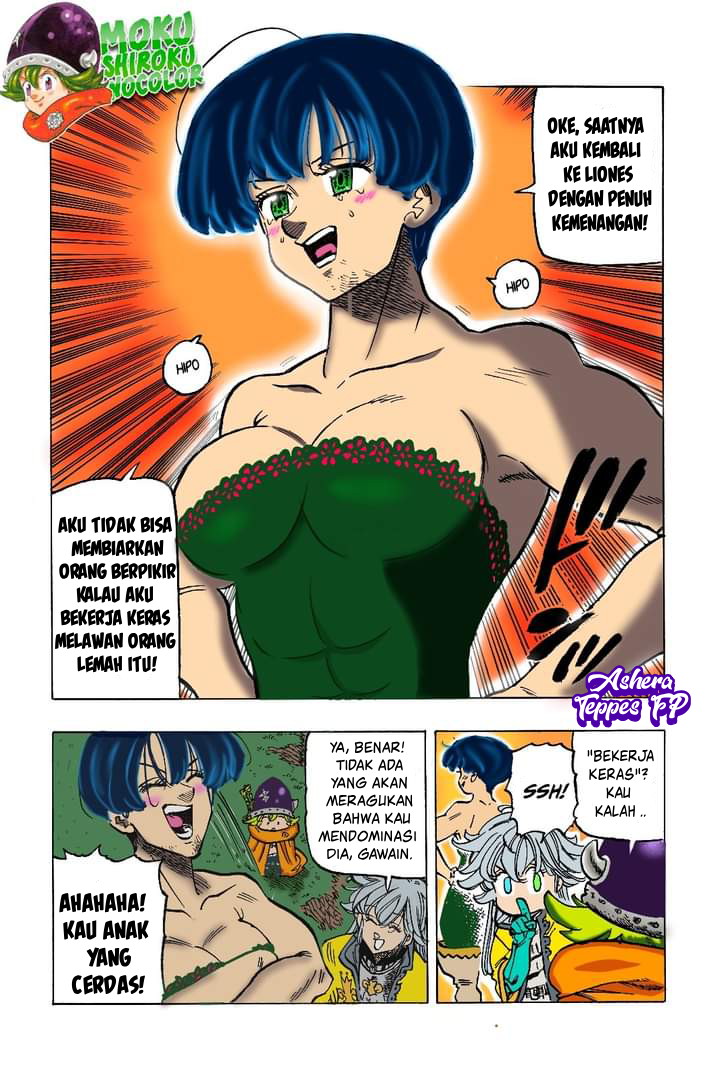 Halaman 9 dari Mokushiroku no Yonkishi Chapter 64